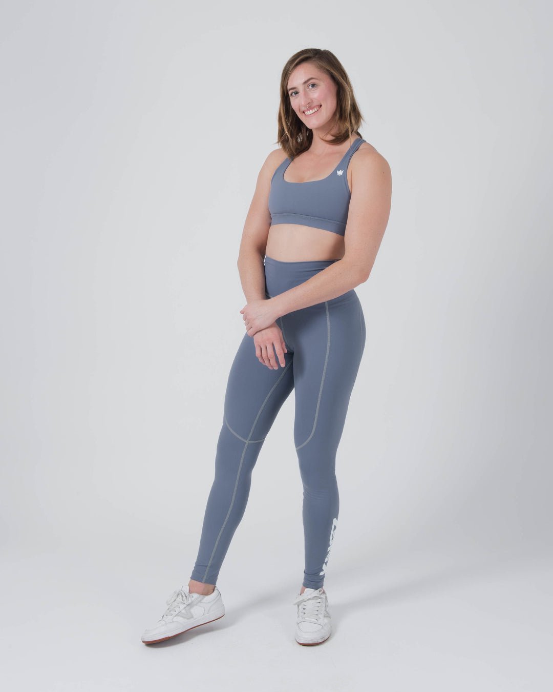 Kore Women's Grappling Spats - Smoke Blue