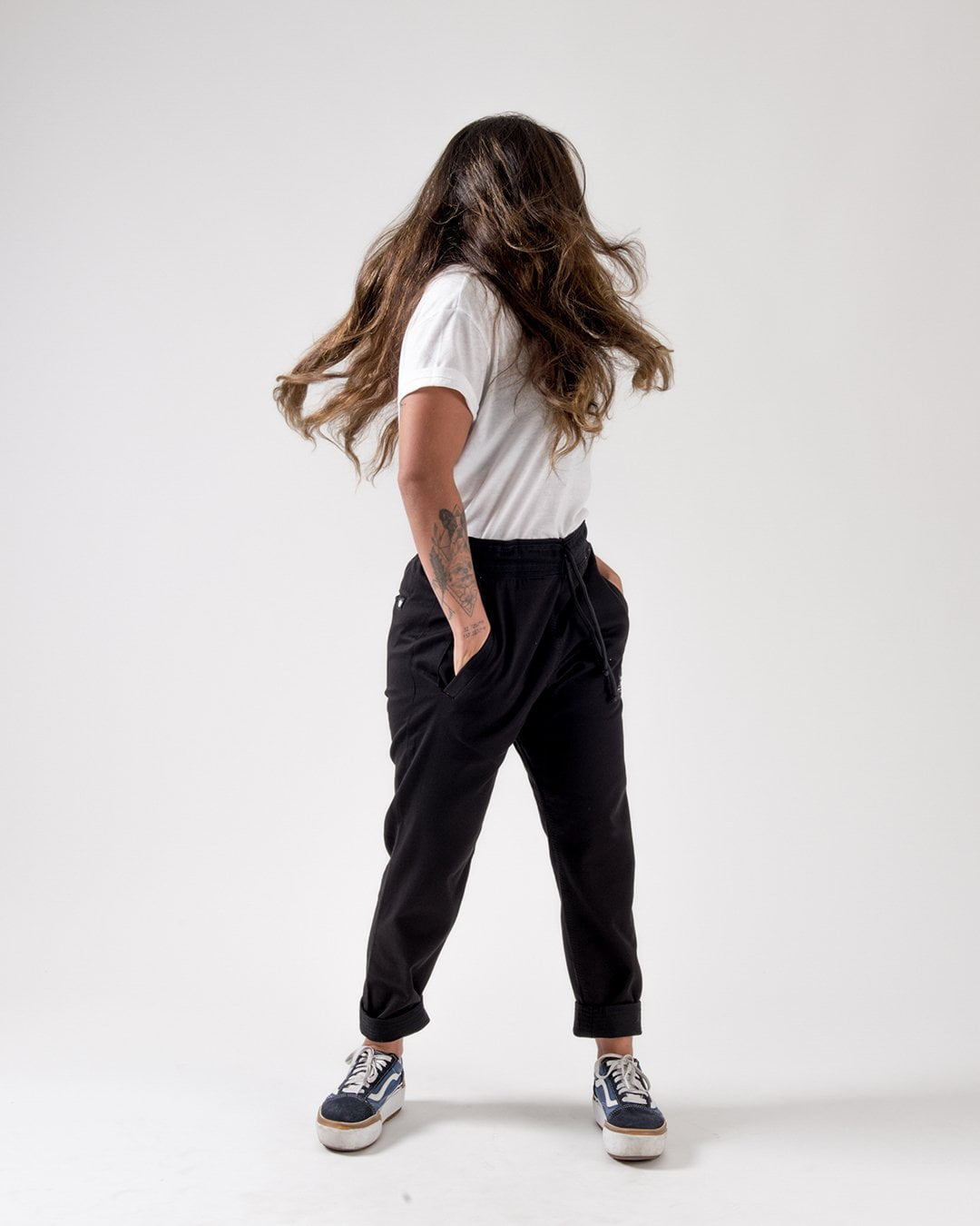 Casual Cotton Gi Pant - Black