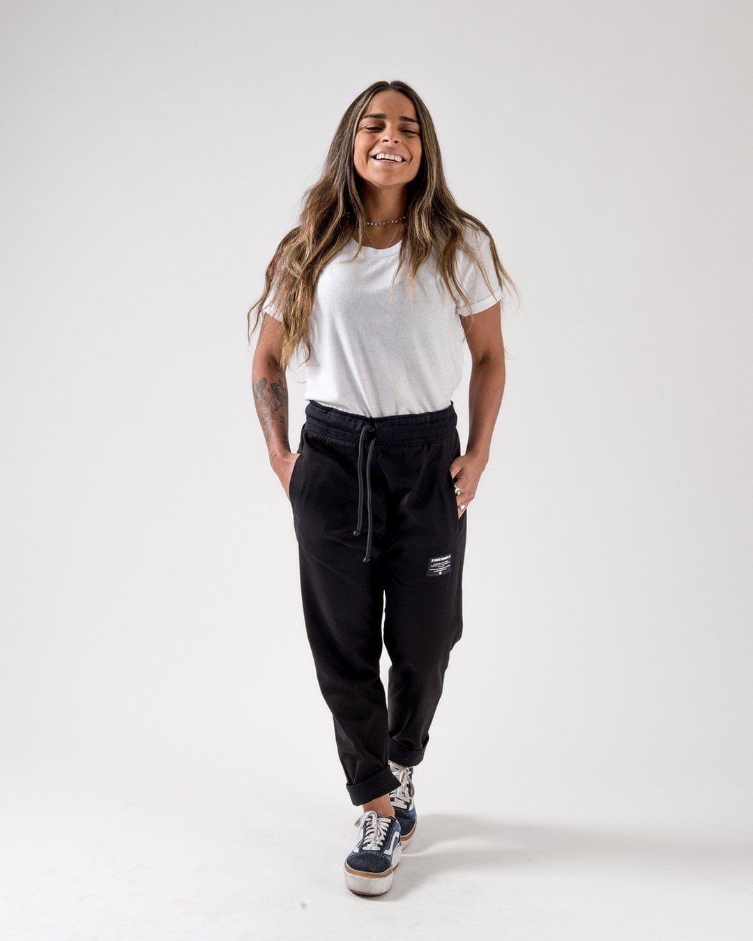 Casual Cotton Gi Pant - Black