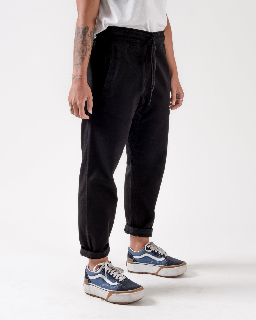 Casual Cotton Gi Pant - Black