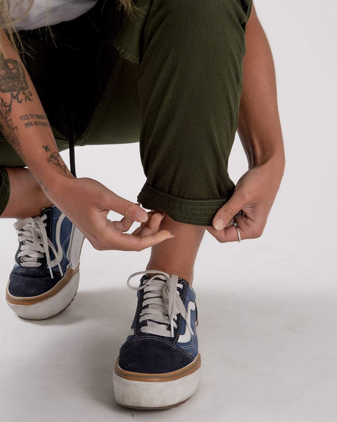Casual Rip Stop Gi Pant - Military Green