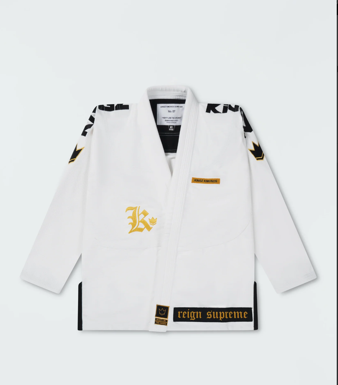 Kingz Comp 450 V7 Jiu Jitsu Gi - White