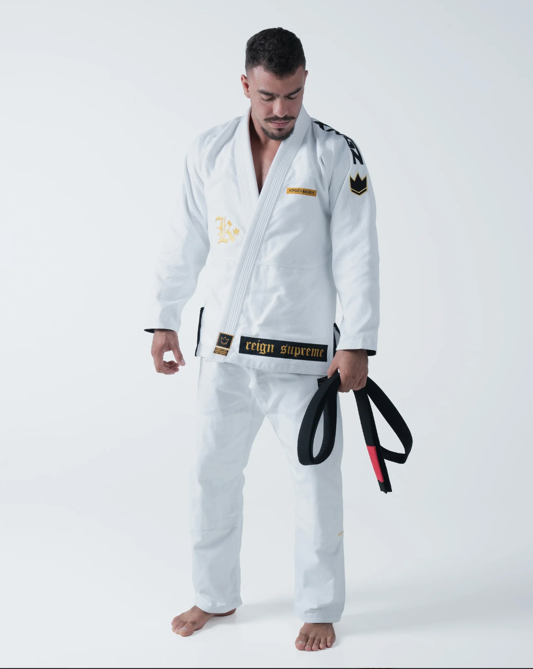 Kingz Comp 450 V7 Jiu Jitsu Gi - White