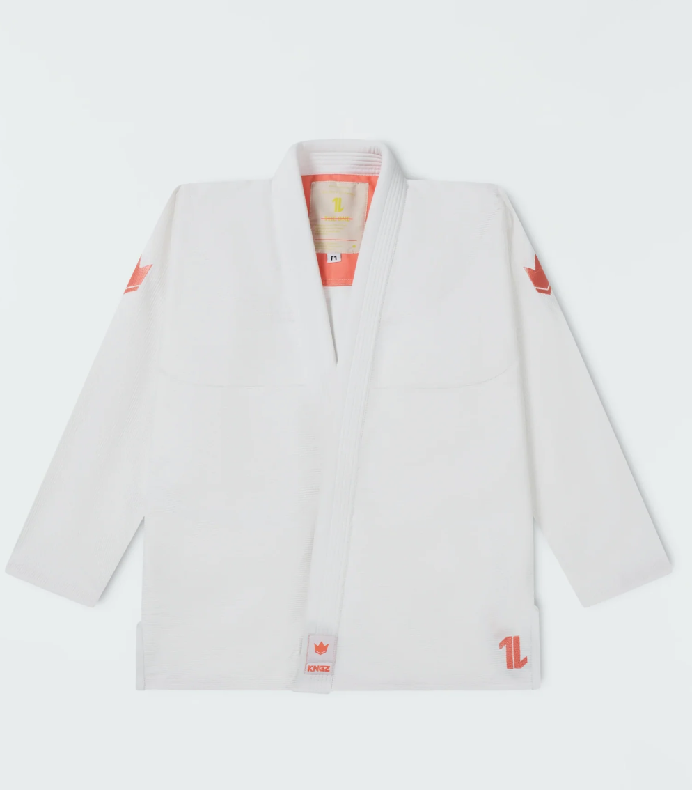 Kingz The One V2 Women's Gi Guava - White