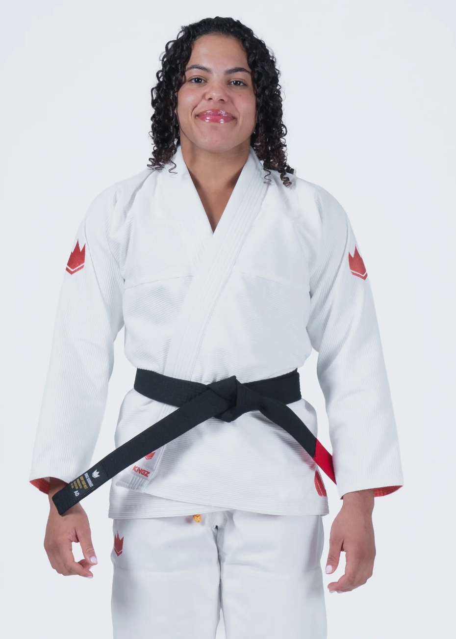 Kingz The One V2 Women's Gi Guava - White