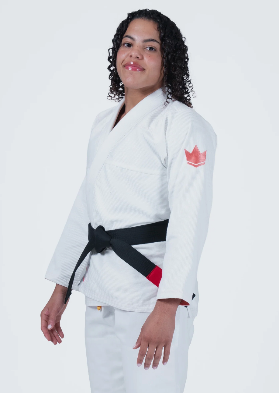 Kingz The One V2 Women's Gi Guava - White