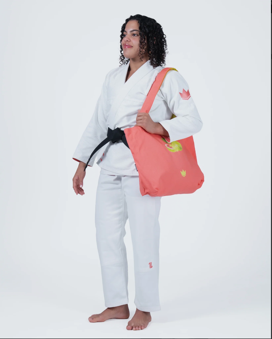 Kingz The One V2 Women's Gi Guava - White
