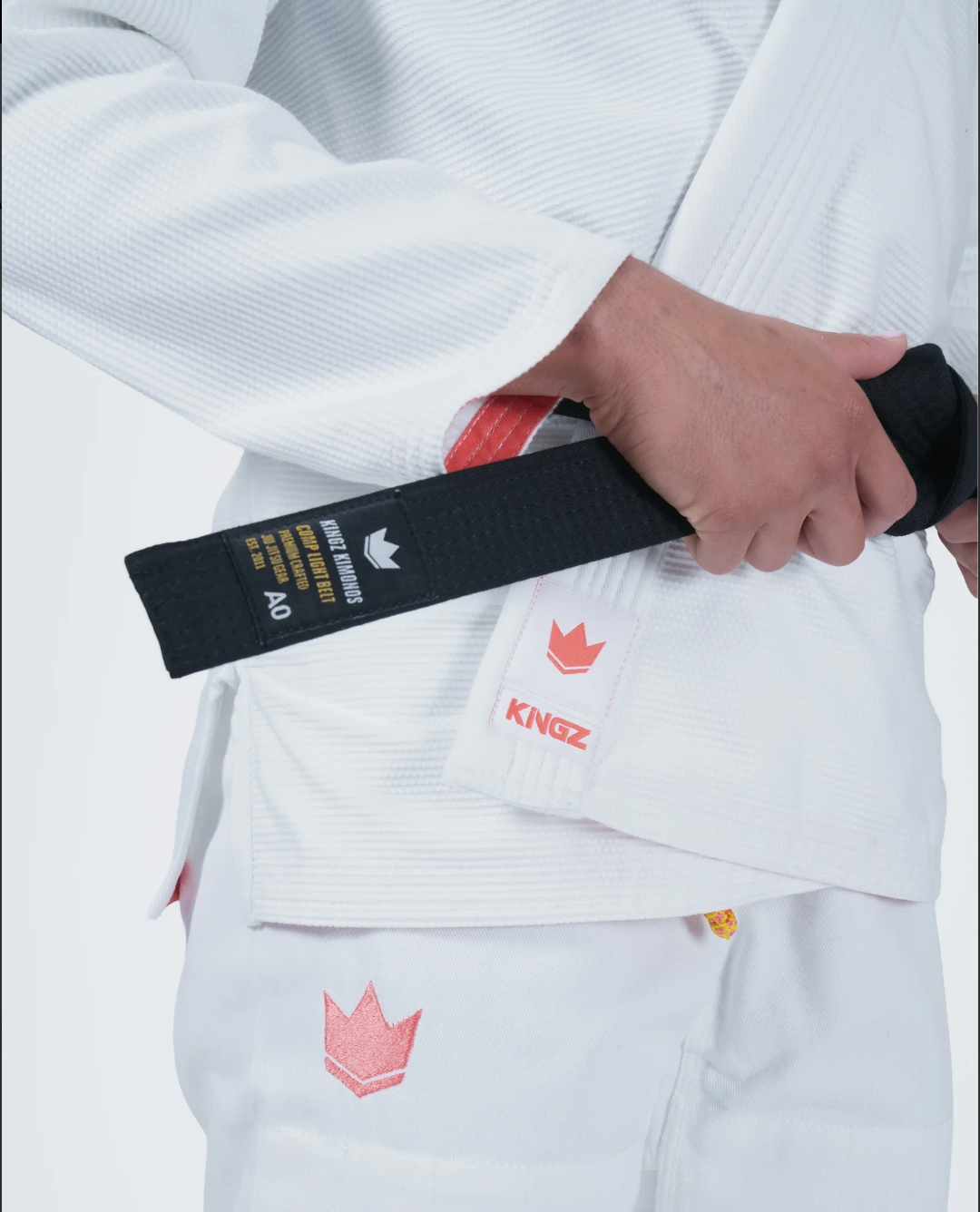 Kingz The One V2 Women's Gi Guava - White