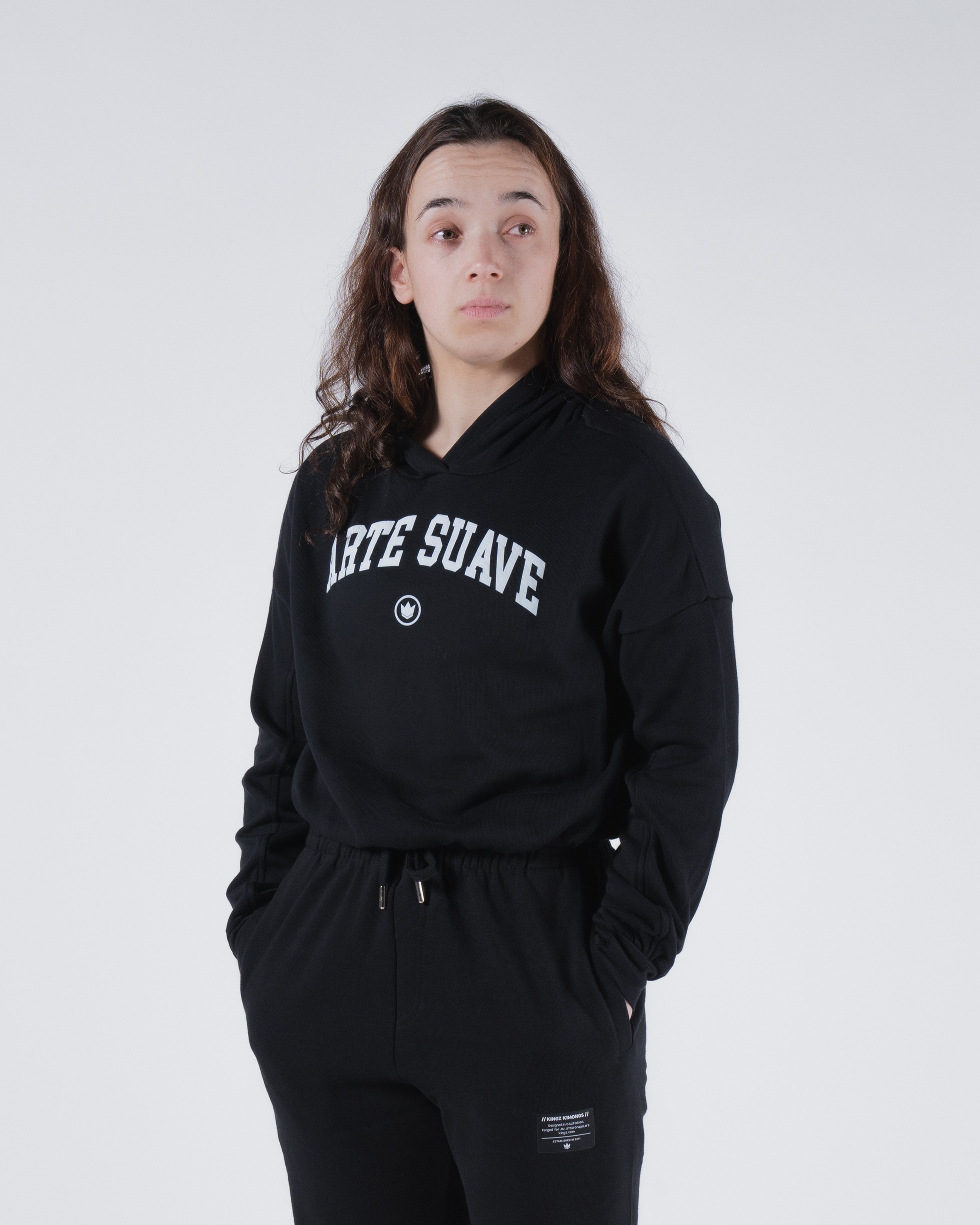Arte Suave Women's Crop Hoodie