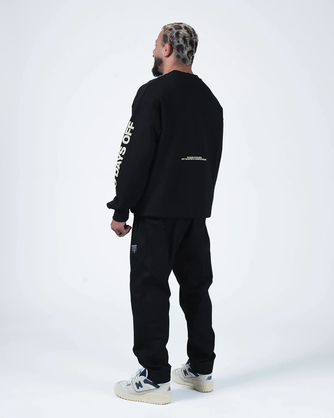 No Days Off Crewneck Sweater