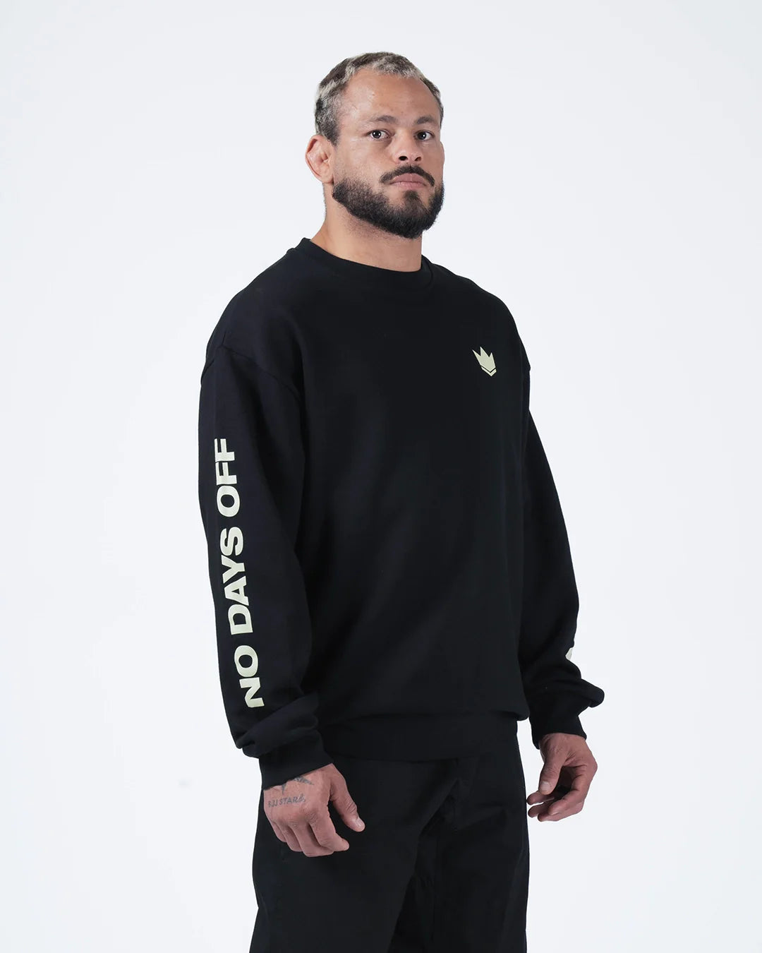 No Days Off Crewneck Sweater