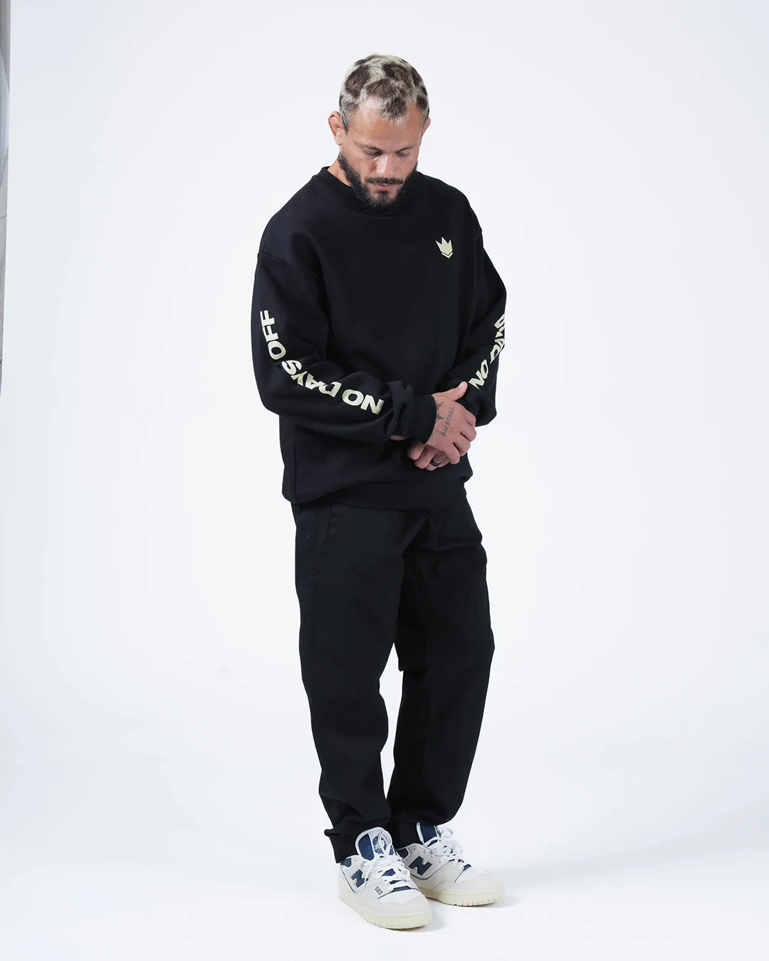 No Days Off Crewneck Sweater