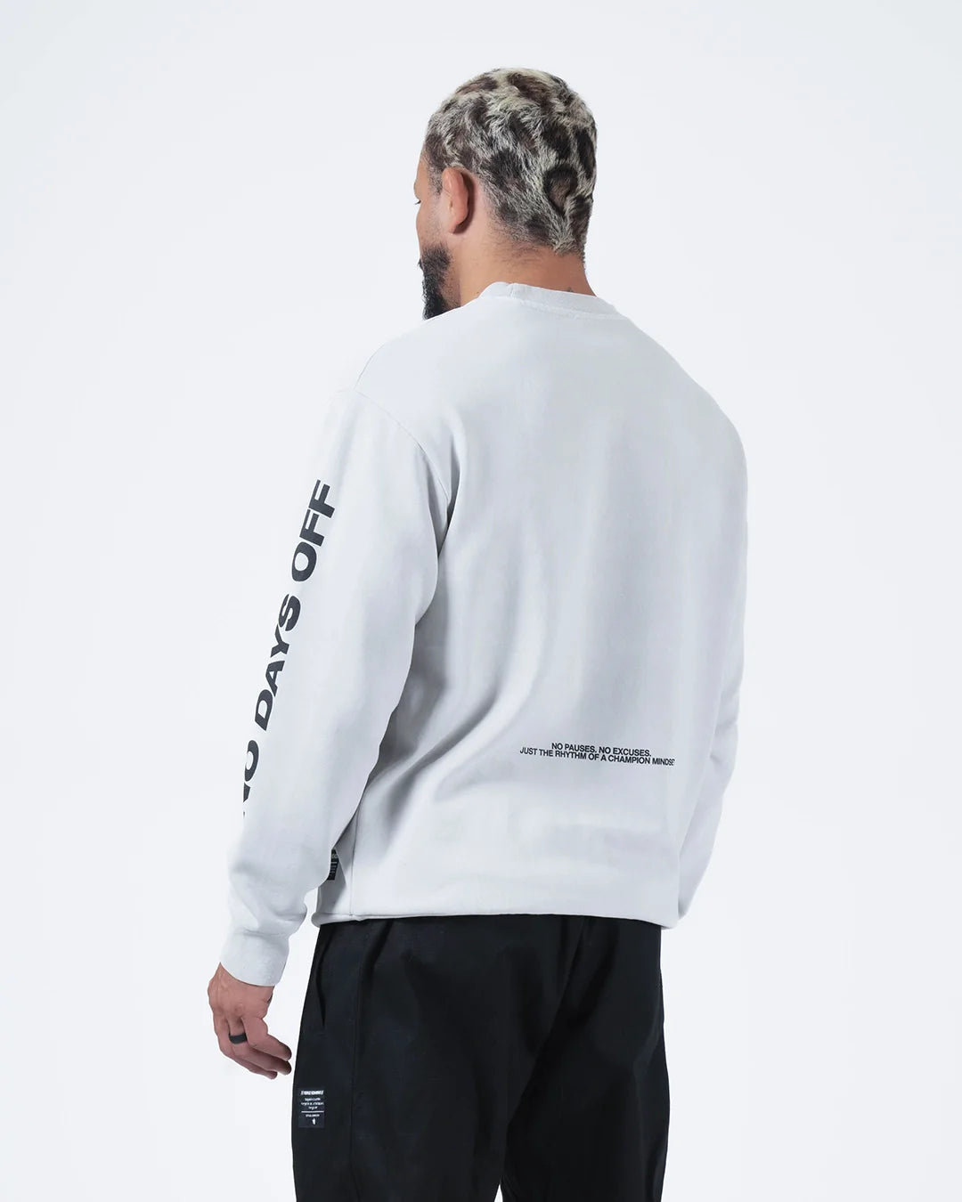 No Days Off Crewneck Sweater