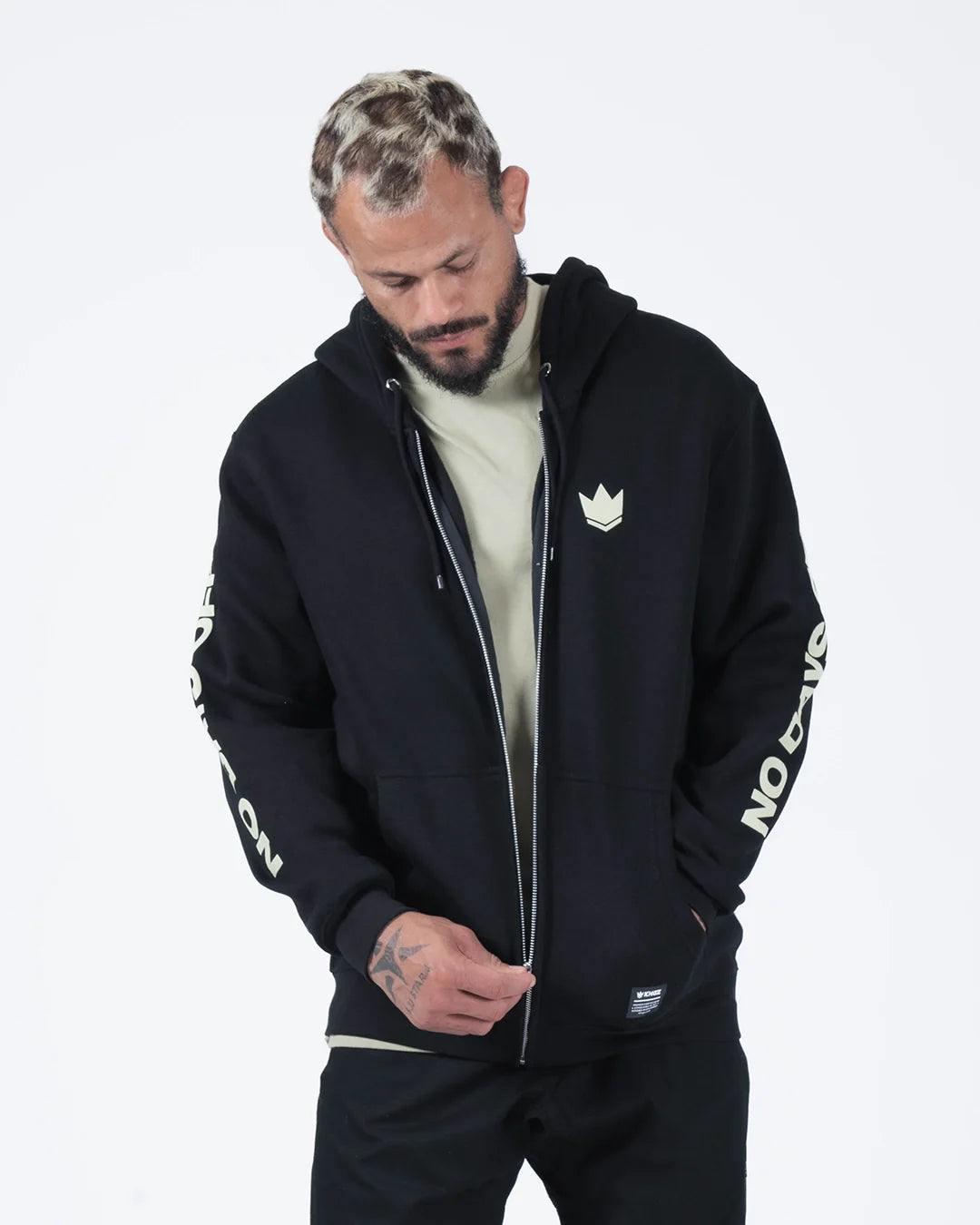 No Days Off Zip Up Hoodie