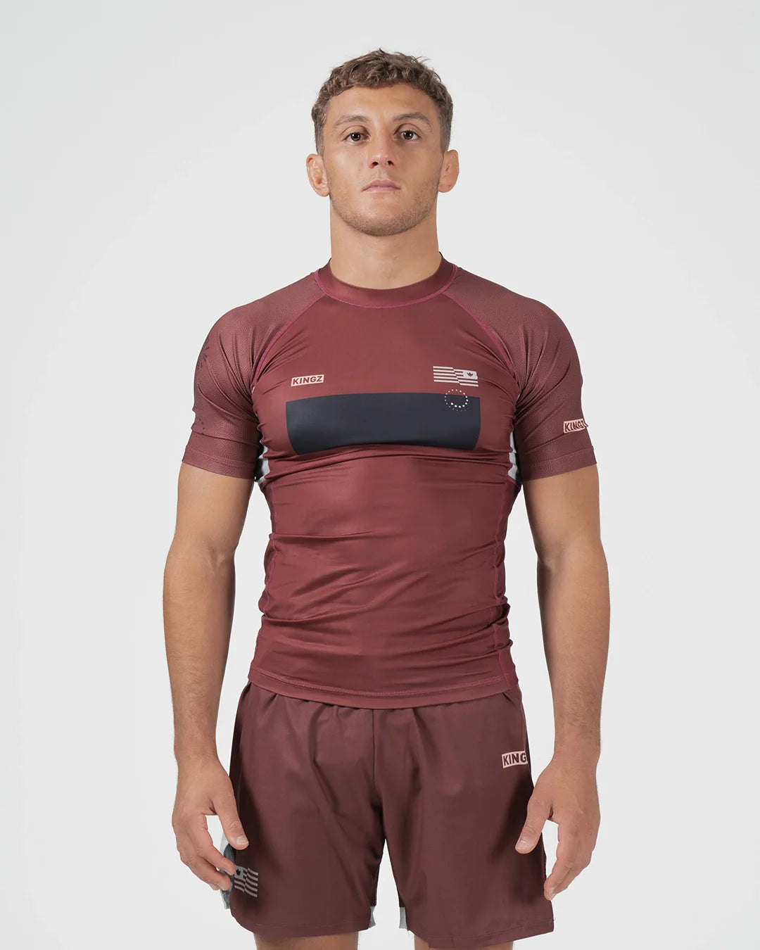Kingz-Trooper Rashguard - Maroon