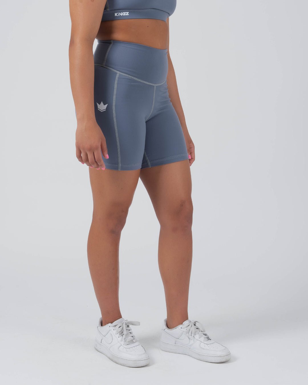 Kore Women's Training Shorts - Smoke Blue